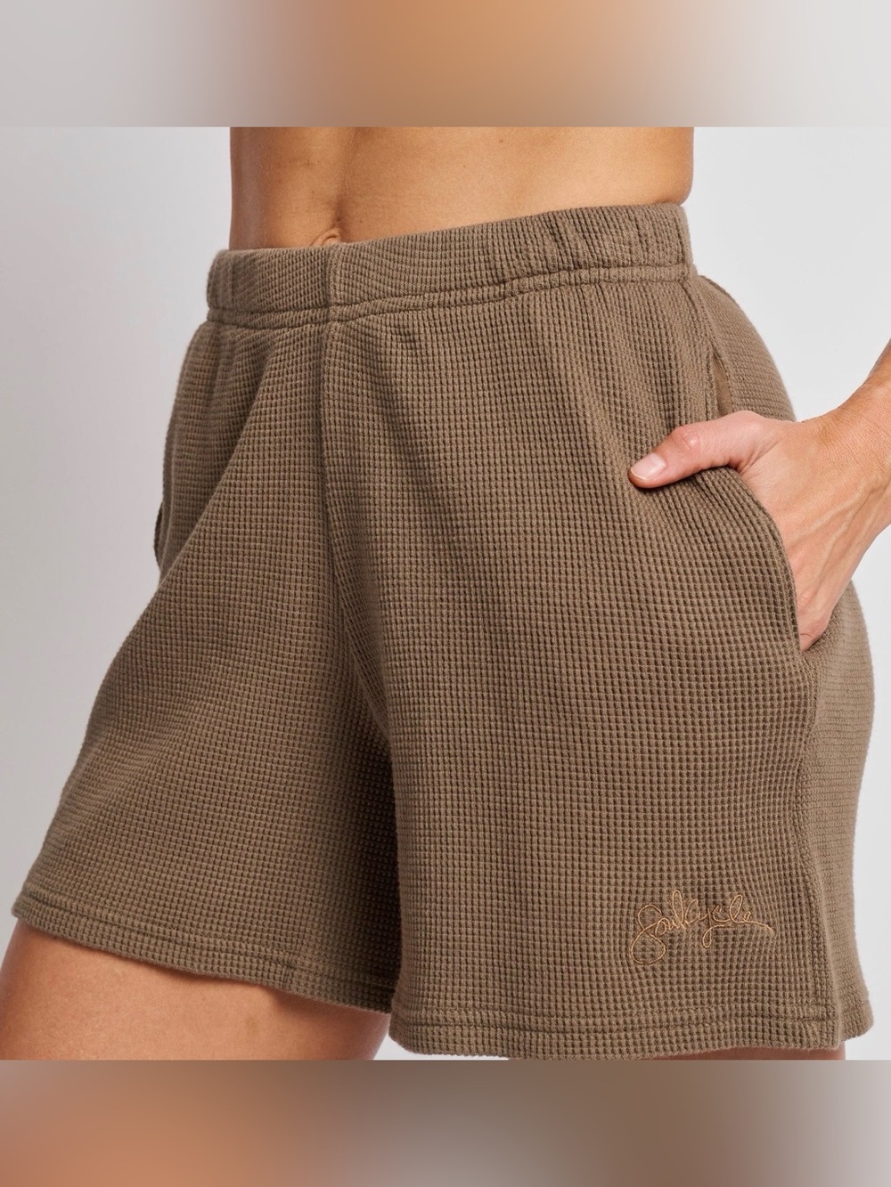 SOUL Waffle-Knit Relaxed Women's Shorts